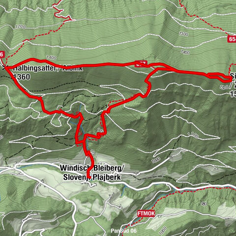 Singerberg, über die Südseite