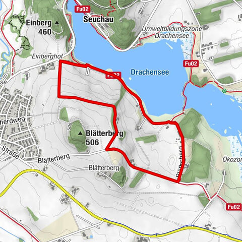 Winterwanderweg am Further Drachensee